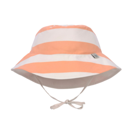 Lassig Sun Protection Bucket Hat Block Stripes milky/peach