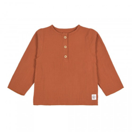 Lässig muslin shirt Rust