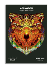 Aniwood houten puzzel beer medium