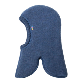 Joha wolfleece balaclava blauw melange