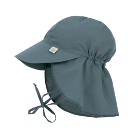 Lassig Sun Protection Flap Hat blue