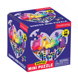 Mudpuppy Shaped mini puzzel - liefde