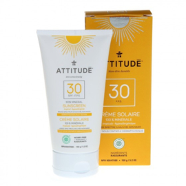 Attitude  100% minerale zonnebrandcrème SPF 30, tropical, 150g