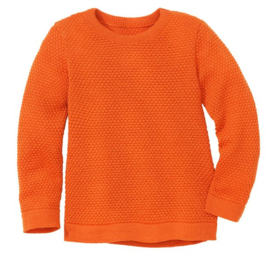 Disana honeycomb trui oranje