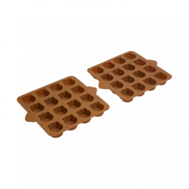 Nuuroo ijsblokjes tray light brown