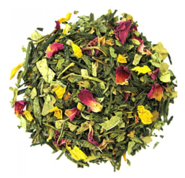Groene thee - groene rozen thee