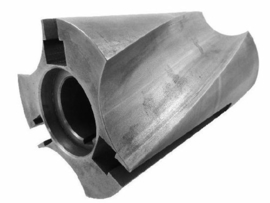 Rotorgrondkern 249.5 mm gedraaid links