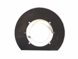 Slijtplaat achterzijde pomphuis XAR 8 mm