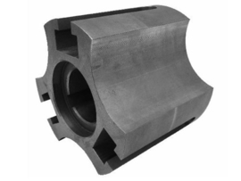 Rotorgrondkern 124.5 mm recht