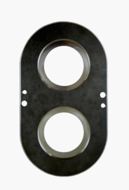Slijtplaat achterzijde pomphuis XAR 8 mm