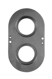 Slijtplaat achterzijde pomphuis RVS 8 mm