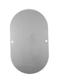 Slijtplaat deksel pomphuis RVS 4 mm