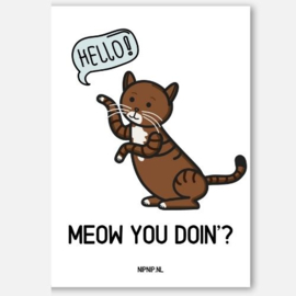 Meow You Doin'? | Kaartje