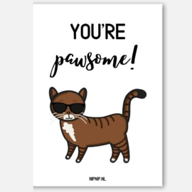 You're Pawsome | Kaartje