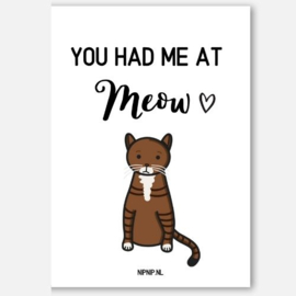 You Had Me At Meow | Kaartje