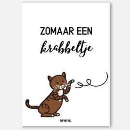 Zomaar Een Krabbeltje | Kaartje