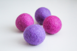 Felt Cute | Lavender | Viltballetjes Paars