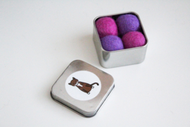 Felt Cute | Lavender | Viltballetjes Paars