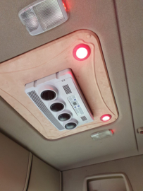 SUPERFELLE Led inbouwspots rood 10-30v