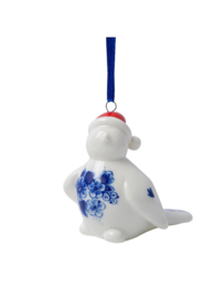 Kerst Vogeltje Delftsblauw