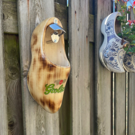 Doppenvanger klomp met logo - Blank Gevlamd