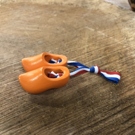 Corsage klompjes 4 cm - oranje