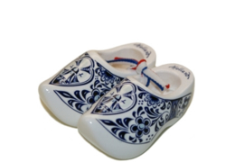 Souvenirklompjes 6,5 cm - Wit Delftsblauw