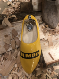 Doppenvanger klomp met logo - Geel