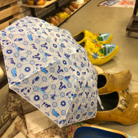 Delftsblauw paraplu