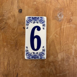 Delftsblauw Huisnummer