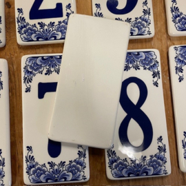 Delftsblauw Huisnummer