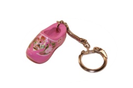 Sleutelhanger + 1 klompje 4 cm - Roze Molen