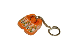 Sleutelhanger + 2 klompjes 4 cm - Oranje Molen