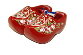 Souvenirklompjes 6,5 cm - Rood Molen