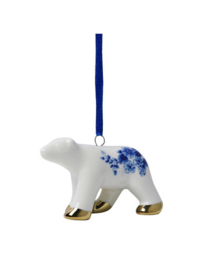 Kerst IJsbeer Delftsblauw