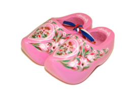 Souvenirklompjes 6,5 cm - Roze Molen