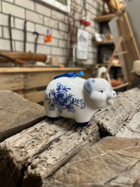 Varken Kerstornament Delftsblauw