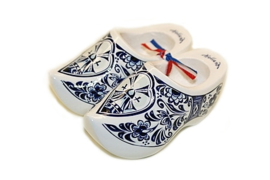 Souvenirklompjes 10,5 cm - Wit Delftsblauw