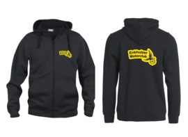 Vest EMC met capuchon | Borst en ruglogo Geel