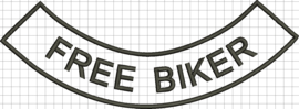 Bottom Rocker Free Biker
