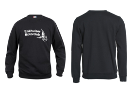 Sweater Roundnecht EMC | Logo voorzijde wit