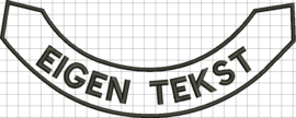 Side Rocker 25 cm punt met eigen tekst