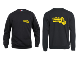 Sweater EMC Borst en ruglogo Geel