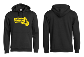 Hoodie EMC | Logo groot voorzijde Geel