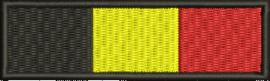 Belgische vlag 8,5 x 2,5 cm