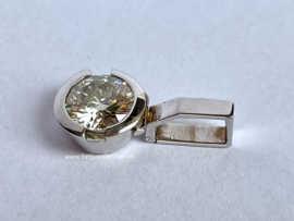 Hanger 14kt. goud met 3.01crt diamant