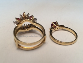 Ring met oorbellen