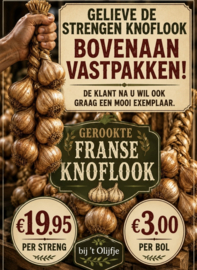 gerookte knoflook