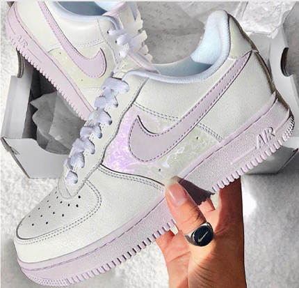 nike air force 1 low barely grape