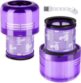 SIDANO® filter voor Dyson V11 - HEPA filter - geschikt voor Dyson V11 - V15 stofzuigers - (2 filters + borstel)